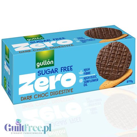 Gullón Zero Digestive herbatniki bez cukru z ciemną czekoladą by Gullón (gullon-digestive-herbatniki-bez-cukru-z-ciemna-czekolada)