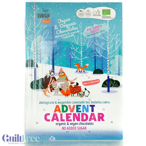 Super Fudgio Advent Calendar 2025 - wegański kalendarz z erytrolem, bez dodatku cukru z czekoladkami bez mleka, laktozy by Super Fudgio & Super Krówka (Wiem Co Jem) (super-fudgio-advent-calendar-2025-weganski-kalendarz-z-erytrolem-bez-dodatku-cukru-z-czekoladkami-bez-mleka-laktozy)