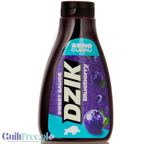 WK Nutrition Dzik Sweet Sauce Jagoda, syrop zero cukru o smaku jagodowym 5kcal -