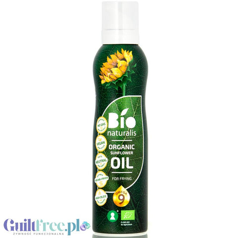 Bio Naturalis Organic Sunflower Oil - olej słonecznikowy tłoczony na zimno do Air Fryera w spray'u by Bio Naturalis (bio-naturalis-organic-sunflower-oil-olej-slonecznikowy-tloczony-na-zimno-do-air-fryera-w-spray-u)