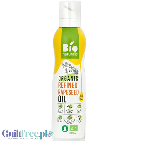 Bio Naturalis Organic Refined Rapeseed Oil - rafinowany olej rzepakowy tłoczony na zimno w spray'u by Bio Naturalis (bio-naturalis-organic-refined-rapeseed-oil-rafinowany-olej-rzepakowy-tloczony-na-zimno-w-spray-u)