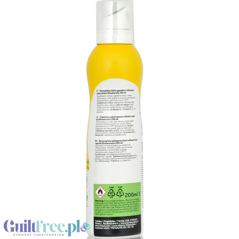 Bio Naturalis Organic Refined Rapeseed Oil - rafinowany olej rzepakowy tłoczony na zimno w spray'u by Bio Naturalis (bio-naturalis-organic-refined-rapeseed-oil-rafinowany-olej-rzepakowy-tloczony-na-zimno-w-spray-u)