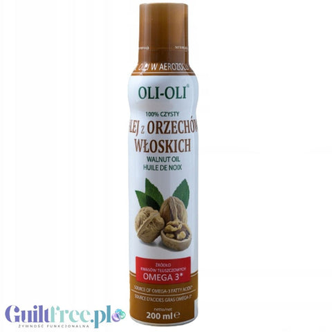 OLI-OLI, 100% Czysty Olej z Orzechów Włoskich w sprayu 200ml by Oli-Oli (oli-oli-100-czysty-olej-z-orzechow-wloskich-w-sprayu-200ml)
