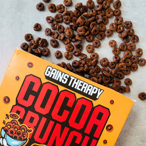 Gains Therapy Cocoa Crunch - bezglutenowe keto płatki czekoladowe o wysokiej zawartości białka by Gains Therapy (gains-therapy-cocoa-crunch-platki-czekoladowe-o-wysokiej-zawartosci-bialka)