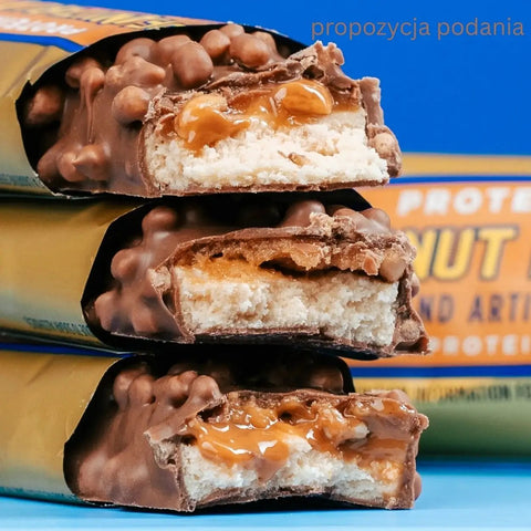 Barebells Peanut Butter - 20g białka & 200 kcal, baton białkowy bez cukru wersja UE by Barebells (barebells-peanut-butter-20g-bialka-200-kcal-baton-bialkowy-bez-cukru)