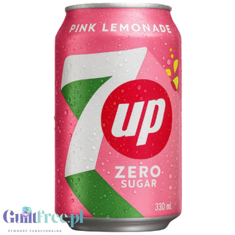 7up Pink Lemonade Zero Sugar 330ml - różowa lemoniada bez cukru by 7up (7up-pink-lemonade-zero-sugar-330ml-rozowa-lemoniada-bez-cukru)