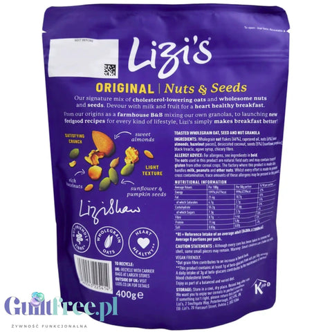 Lizi's Granola Pistachio & Passionfruit - owsiana granola Marakuja & Pistacje GL7 by Lizi's Granola (lizi-s-granola-pistachio-passionfruit-owsiana-granola-marakuja-pistacje-gl7)