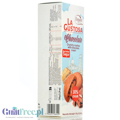 Bogutti La Gustosa Chocolate - Ciastka z kremem czekoladowym bez cukru by Bogutti (bogutti-la-gustosa-chocolate-ciastka-z-kremem-czekoladowym-bez-cukru)