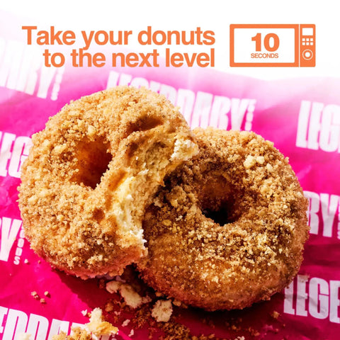 Legendary Foods Protein Donuts Cinnamon Crumble - donuty bez glutenowe 20g białka z posypką by Legendary Foods (legendary-foods-protein-donuts-cinnamon-crumble-donuty-bez-glutenowe-20g-bialka-z-posypka)