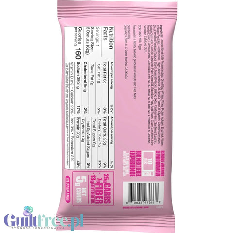 Legendary Foods Protein Donuts Pink Sprinkle - keto donuty proteinowe bez cukru i glutenu 20g białka by Legendary Foods (legendary-foods-protein-donuts-pink-sprinkle-keto-donuty-proteinowe-bez-cukru-i-glutenu-20g-bialka)