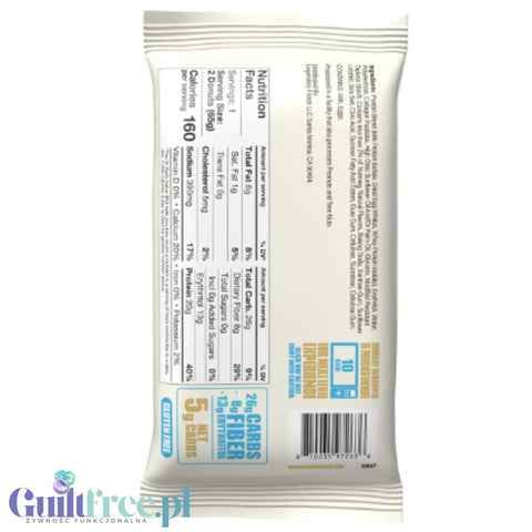 Legendary Foods Protein Donuts Vanilla Glazed - donuty waniliowe z lukrem 20g białka by Legendary Foods (legendary-foods-protein-donuts-vanilla-glazed-donuty-waniliowe-z-lukrem-20g-bialka)