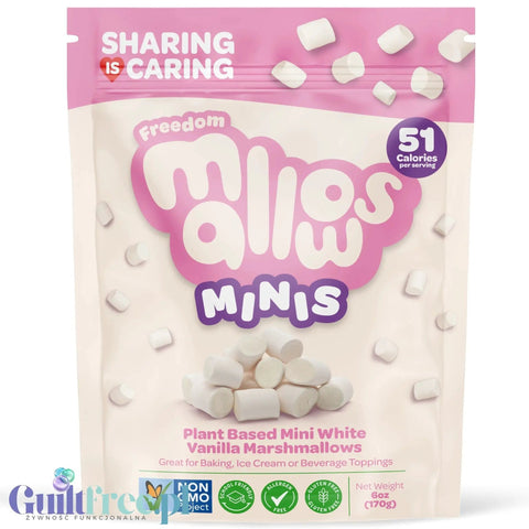 Freedom Mallows Minis - wegańskie waniliowe mini pianki marshmallow pastelowe by Freedom Mallows (freedom-mallows-minis-weganskie-waniliowe-mini-pianki-marshmallow-pastelowe)