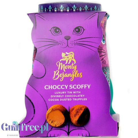 Monty Bojangles Chocolatey Truffles Violet Rebel (CHET MEAL) obłędne luksusowe praliny w zjawiskowej kociej puszce by Monty Bojangles (monty-bojangles-chocolatey-truffles-violet-rebel-chet-meal-obledne-luksusowe-praliny-w-zjawiskowej-kociej-puszce)
