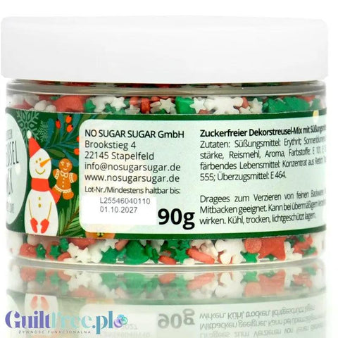 NO SUGAR SUGAR Streusel Mix Winter Love - świąteczna posypka bez cukru z erytrolem by NOsugarSUGAR (no-sugar-sugar-streusel-mix-winter-love-swiateczna-posypka-bez-cukru-z-erytrolem)