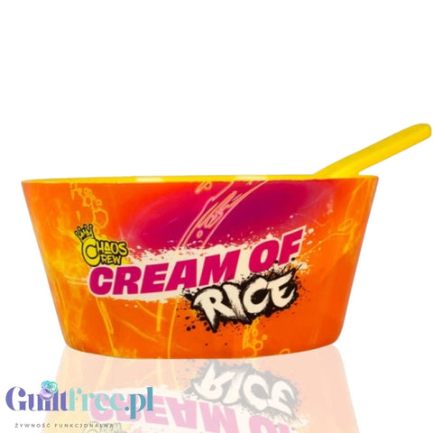 Chaos CRew miseczka z łyżką - do owsianki & cream of rice by Chaos Crew (chaos-crew-miseczka-z-lyzka-do-owsianki-cream-of-rice)