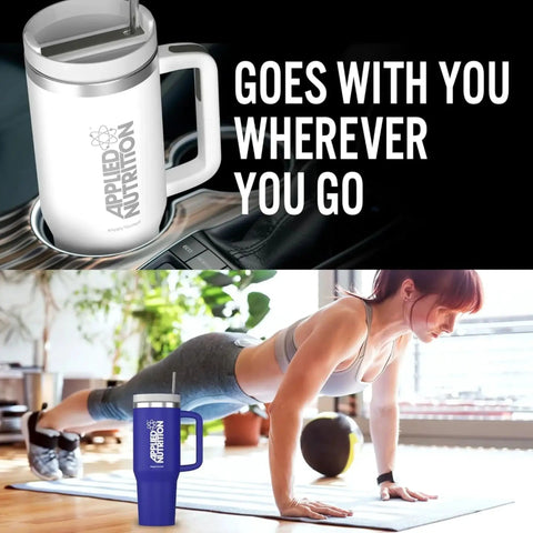 Applied Nutrition Cooler Cup 1200ml White - kubek termiczny ze stali nierdzewnej Stanley by Applied Nutrition (applied-nutrition-cooler-cup-1200ml-white-kubek-termiczny-ze-stali-nierdzewnej-stanley)