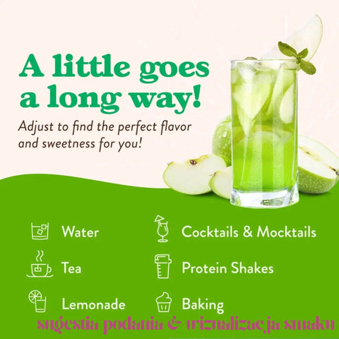 Jordan's Skinny Syrups Dragon™ Sour Green Apple - syrop do kawy i deserów, bez cukru i kalorii (Kwaśne Zielone Jabłko) by Skinny Mixes Jordan's (jordan-s-skinny-syrups-dragon-sour-green-apple-syrop-do-kawy-i-deserow-bez-cukru-i-kalorii-kwasne-zielone-jablko)