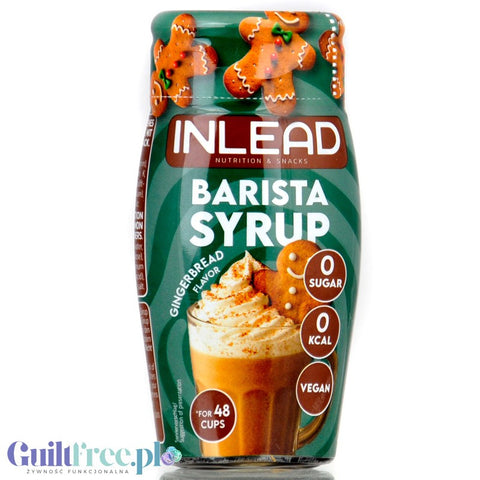 Inlead Barista Syrup Gingerbread - skoncentrowane piernikowe kropelki do kawy bez cukru i kalorii by InLead (inlead-barista-syrup-gingerbread-skoncentrowane-kropelki-do-kawy-bez-cukru-i-kalorii)