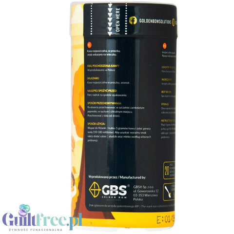 GBS Angelo, Ciasto Marchewkowe 100g - smakowa kawa rozpuszczalna, sezonowa edycja limitowana Jesieniara Edition by Golden Bow Solutions (gbs-angelo-ciasto-marchewkowe-100g-smakowa-kawa-rozpuszczalna-sezonowa-edycja-limitowana-jesieniara-edition)