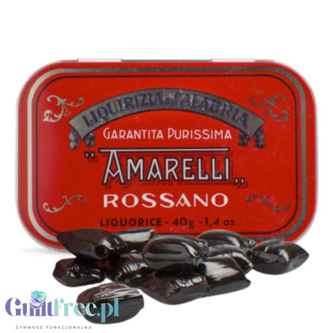 Amarelli Rossano Liquirizia di Calabria 40g - czysta włoska lukrecja z Kalabrii 100% bez cukru by Amarelli (amarelli-rossano-liquirizia-di-calabria-40g-czysta-wloska-lukrecja-z-kalabrii-100-bez-cukru)