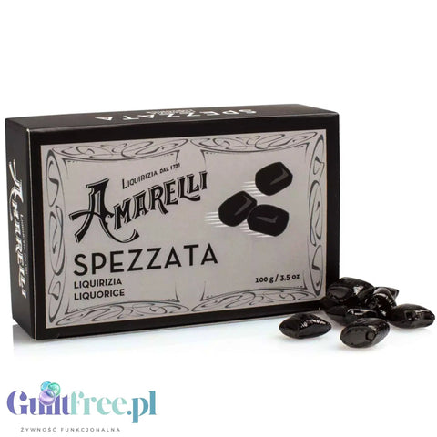 Amarelli Liquirizia Spezzata 100g - czysta kalabryjska lukrecja anyżkowa 100% bez cukru i słodzików by Amarelli (amarelli-liquirizia-spezzata-100g-czysta-kalabryjska-lukrecja-anyzkowa-100-bez-cukru-i-slodzikow)