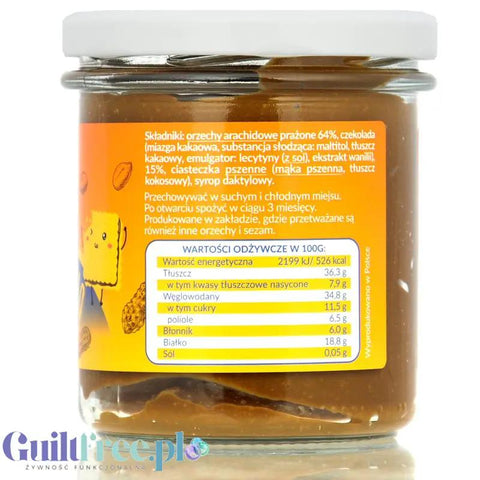 Krukam CzekoCiacho słodka pasta z ciasteczkami bez dodatku cukru by KruKam (krukam-czekociacho-slodka-pasta-z-ciasteczkami-z-erytrolem)