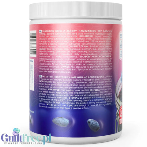 7Nutrition Honeyberry Jam - dżem frużelina z jagody kamczackiej bez dodatku cukru by 7Nutrition (7nutrition-honeyberry-jam-dzem-fruzelina-z-jagody-kamczackiej-bez-dodatku-cukru)