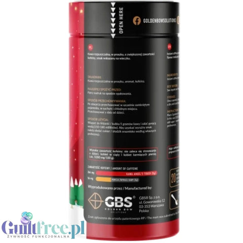 GBS Angel's Touch, Toffeenut 100g - smakowa kawa rozpuszczalna o podwyższonej zawartości kofeiny bez cukru by Golden Bow Solutions (gbs-angel-s-touch-toffeenut-100g-smakowa-kawa-rozpuszczalna-o-podwyzszonej-zawartosci-kofeiny-bez-cukru)