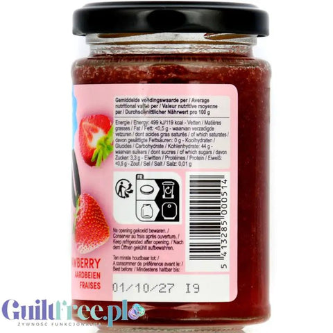 Rabeko Jam Light Strawberry - niskosłodzony dżem truskawkowy, 94% mniej cukru by Rabeko (rabeko-jam-light-strawberry-niskoslodzony-dzem-truskawkowy-94-mniej-cukru)