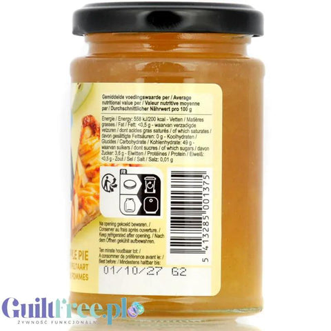 Rabeko Jam Light Apple Pie - niskosłodzony dżem szarlotkowy, 94% mniej cukru by Rabeko (rabeko-jam-light-apple-pie-niskoslodzony-dzem-szarlotkowy-94-mniej-cukru)