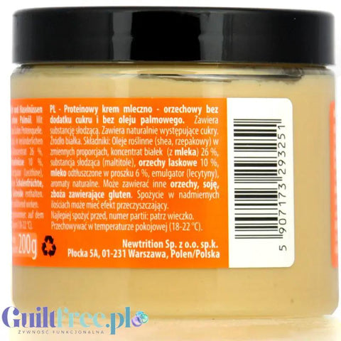 FeelFIT Protein Milky Nut - proteinowy krem mleczno - orzechowy 24% białka, bez oleju palmowego i cukru by Feel Fit (feelfit-protein-milky-nut-proteinowy-krem-mleczno-orzechowy-24-bialka-bez-oleju-palmowego-i-cukru)