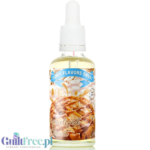 Funky Flavors Sweet Caramelized Biscuit - słodzony aromat bez cukru, tłuszczu i kcal, Karmelizowane Ciasteczko by Funky Flavors (funky-flavors-sweet-caramelized-biscuit-slodzony-aromat-bez-cukru-tluszczu-i-kcal-karmelizowane-ciasteczko)