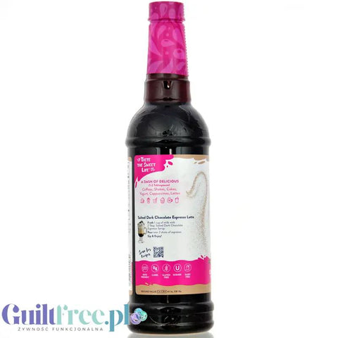 Jordan's Skinny Syrups Salted Dark Chocolate Espresso - syrop do kawy zero kalorii bez cukru, smak Espresso z Ciemną Czekoladą by Skinny Mixes Jordan's (skinny-syrups-salted-dark-chocolate-espresso-syrop-0-kcal-edycja-limitowana)