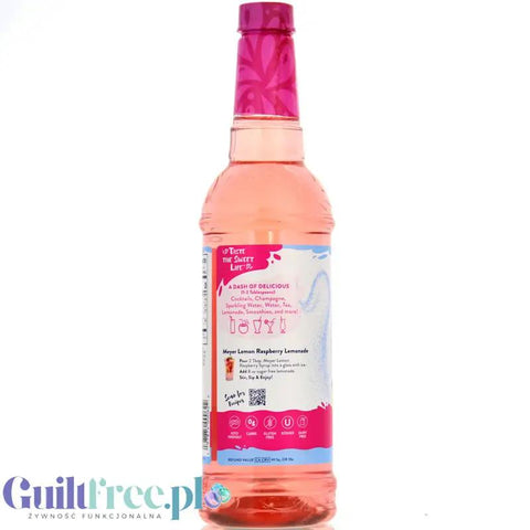 Jordan's Skinny Syrups Meyer Lemon & Raspberry - Malina & Cytryna - syrop 0 kalorii by Skinny Mixes Jordan's (jordans-skinny-syrups-malina-cytryna-syrop-0-kalorii)