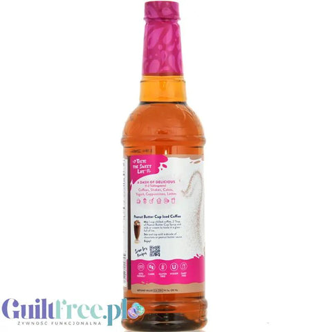 Jordan's Skinny Syrups Peanut Butter Cup - syrop zero kalorii Czekolada & Masło Orzechowe by Skinny Mixes Jordan's (skinny-syrups-sugar-free-peanut-butter-cup-syrup)