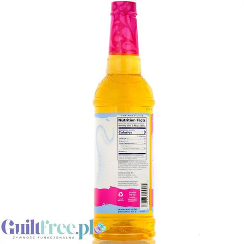 Jordan's Skinny Syrups Peach - brzoskwiniowy syrop do herbaty bez cukru, zero kalorii by Skinny Mixes Jordan's (skinny-syrups-brzoskwinia-syrop-0kcal)