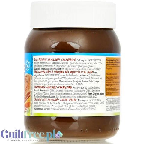 Damhert Lactose Free Cocoa Spread - wegański bezglutenowy krem czekoladowo-orzechowy bez laktozy by Damhert (damhert-lactose-free-cocoa-spread-weganski-bezglutenowy-krem-czekoladowo-orzechowy-bez-laktozy)