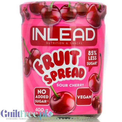 Inlead Fruit Spread Sour Cherry - wiśniowy dżem frużelina bez dodatku cukru tylko 47kcal by InLead (inlead-fruit-spread-sour-cherry-wisniowy-dzem-fruzelina-bez-dodatku-cukru-tylko-47kcal)