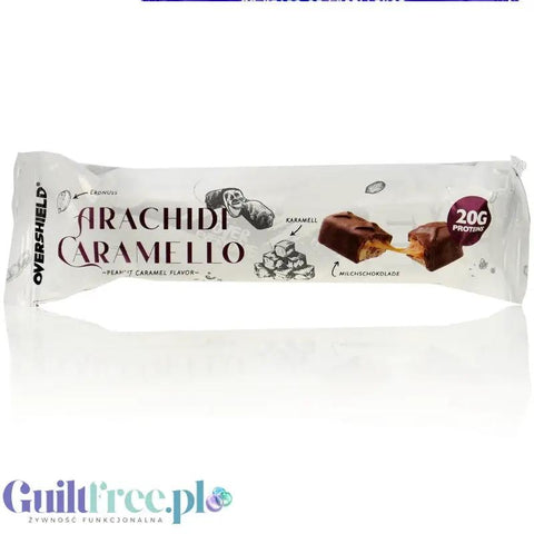 Overshield Arachidi Caramello - baton proteinowy 20g białka z karmelem i orzechami by Overshield (overshield-arachidi-caramello-baton-proteinowy-20g-bialka-z-karmelem-i-orzechami)