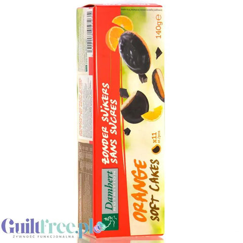 Damhert Orange Soft Cakes - biszkopty z galaretką pomarańczową i czekoladą bez cukru i oleju palmowego by Damhert (damhert-orange-soft-cakes-biszkopty-z-galaretka-pomaranczowa-i-czekolada-bez-cukru-i-oleju-palmowego)