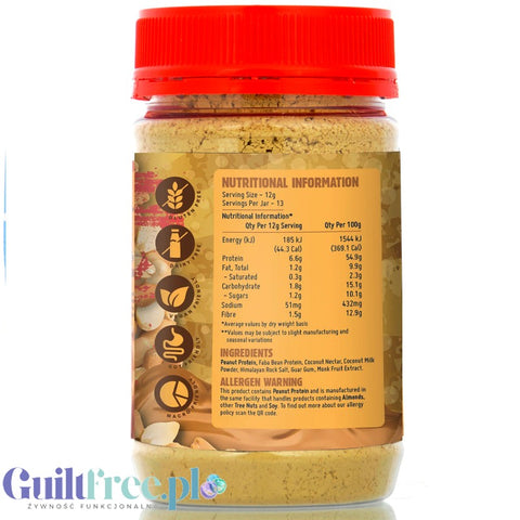 Macro Mike Peanut Powder Original - wegańskie proteinowe masło orzechowe w proszku 46g białka by Macro Mike (macro-mike-peanut-powder-original-weganskie-proteinowe-maslo-orzechowe-w-proszku-46g-bialka)