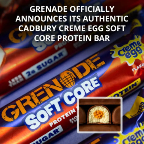 Grenade Soft Core Creme Egg - niezwykle mięciutki baton proteinowy, edycja limitowana UK tylko 172kcal by Grenade Carb Killa (grenade-soft-core-creme-egg-niezwykle-mieciutki-baton-proteinowy-edycja-limitowana-uk-tylko-172kcal)