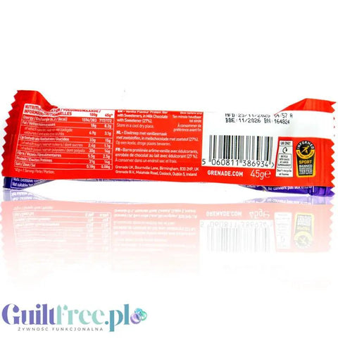 Grenade Soft Core Creme Egg - niezwykle mięciutki baton proteinowy, edycja limitowana UK tylko 172kcal by Grenade Carb Killa (grenade-soft-core-creme-egg-niezwykle-mieciutki-baton-proteinowy-edycja-limitowana-uk-tylko-172kcal)