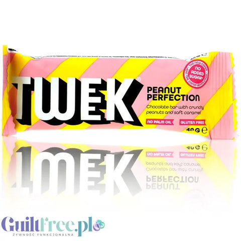 Tweek Peanut Perfection Bar - miękki czekoladowy baton z orzeszkami i karmelem, bez cukru i glutenu by Tweek - Sweets with Benefits (tweek-peanut-perfection-bar-miekki-czekoladowy-baton-z-orzeszkami-i-karmelem-bez-cukru-i-glutenu)