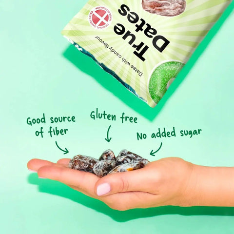 True Dates Sour Apple - naturalne daktyle bez dodatku cukru o smaku kwaśnego jabłka by True Dates (true-dates-sour-apple-daktyle-nadziewane-bez-dodatku-cukru-o-smaku-kwasnego-jablka)