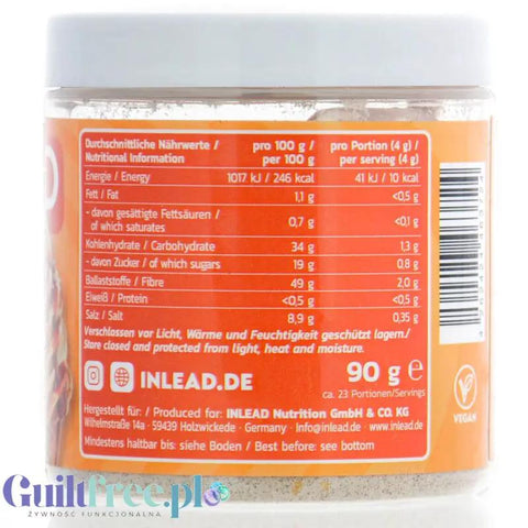 Inlead Flavor Powder Salted Caramel 90g - błonnikowy aromat słodzący w proszku o smaku Solony Karmel by InLead (inlead-flavor-powder-salted-caramel-90g-blonnikowy-aromat-slodzacy-w-proszku-o-smaku-solony-karmel)