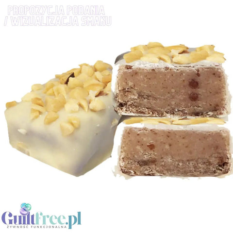 Treatfuls Healthier Than Your Last Relationship - wegański batonik organiczny z orzechami laskowymi i białą polewą z ksylitolem by Treatfuls (treatfuls-healthier-than-your-last-relationship)