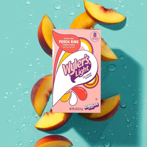 Wyler's Singles to go Peach Ring - napój w saszetce z TikToka, bez cukru i kalorii by Singles to Go (saszetki, różne marki) (wyler-s-singles-to-go-peach-ring-napoj-w-saszetce-z-tiktoka-bez-cukru-i-kalorii)