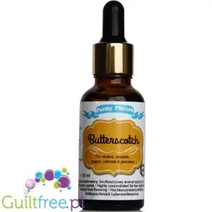 Funky Flavors Basic Butterscotch 30ml - Maślany Herbatnik - Czyste Kropelki Aromatyzujące bez Cukru i Słodzików by Funky Flavors (funky-flavors-butterscotch-30ml-maslany-herbatnik-aromat-bez-cukru-bez-tluszczu)
