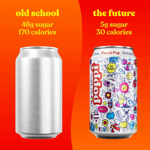 Poppi Prebiotic Soda Punch Pop 355ml - funkcjonalny napój z błonnikiem, stewią i octem jabłkowym by Poppi Soda (poppi-prebiotic-soda-punch-pop-355ml-funkcjonalny-napoj-z-blonnikiem-stewia-i-octem-jablkowym)